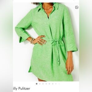 Lilly Pulitzer Pilar Dress XXS linen